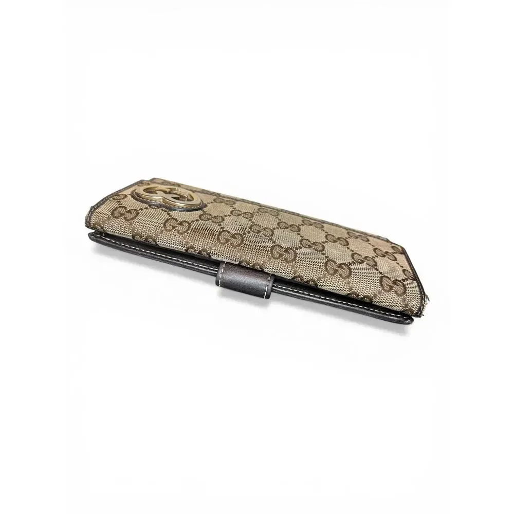 Authentic Gucci GG Canvas Heart Logo Continental Wallet Brown Monogram - Picture 7 of 15